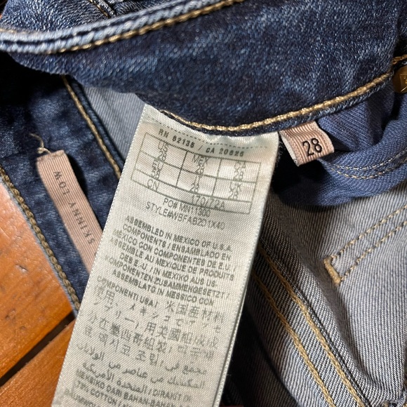 Guess Jeans Ripped Size 28 Power Skinny Low - Picture 5 of 11